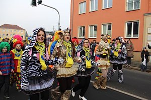 N&auml;rrinnen und Narren zogen durch Sondershausen (1)