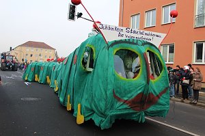 Närrinnen und Narren zogen durch Sondershausen (2)