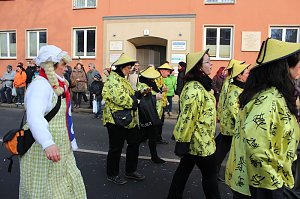 Närrinnen und Narren zogen durch Sondershausen (2)