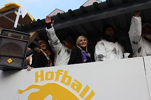 Närrinnen und Narren zogen durch Sondershausen (2)