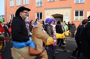 Närrinnen und Narren zogen durch Sondershausen (2)