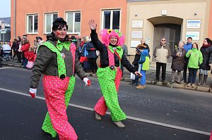 Närrinnen und Narren zogen durch Sondershausen (2)