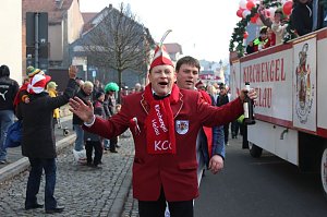 Närrinnen und Narren zogen durch Sondershausen (2)