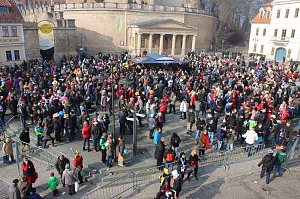 Party auf Markt und im Rathaus (2)