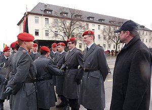Gel&ouml;bnis der Rekruten in Sondershausen