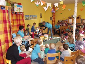 Gl&uuml;ckauf-G&auml;rtner bei den Kita Patenkindern