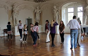 Tanzgruppe probte &ouml;ffentlich