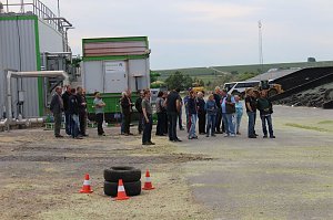 Biogasanlage besucht
