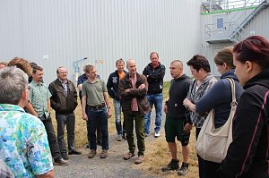 Biogasanlage besucht