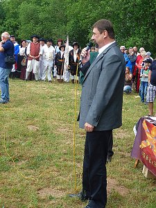 Appell mit Kanonenweihe