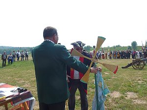 Appell mit Kanonenweihe