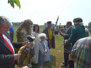 Appell mit Kanonenweihe