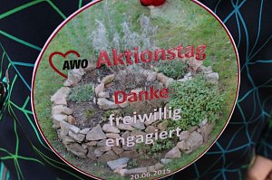 Spiralbeet zum Aktionstag bepflanzt