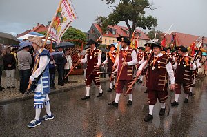 Bauernheer wurde nass gemacht