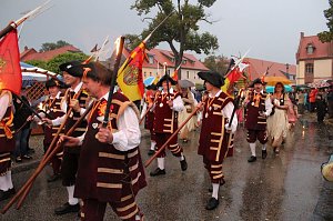 Bauernheer wurde nass gemacht