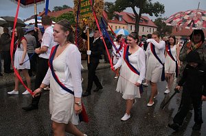Bauernheer wurde nass gemacht