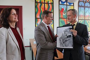 Ramelow besuchte Kyffh&auml;usergymnasium