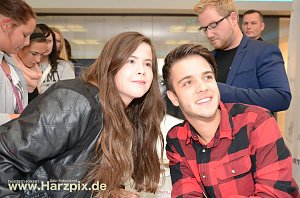 Luca Hänni in der Marktpassage