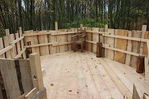 Richtfest auf dem Abenteuerspielplatz