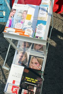 Infostand gegen h&auml;usliche Gewalt
