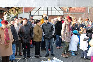 In Jecha kam der Nikolaus mit der Feuerwehr