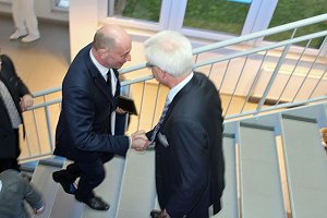 Wirtschaftsminister zum Unternehmerfr&uuml;hst&uuml;ck bei Sonlux