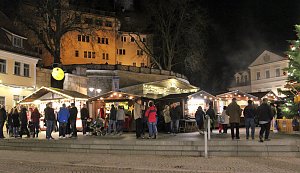 Gut besuchter Weihnachtsmarkt