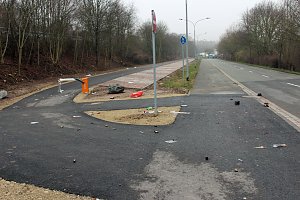 Auf Bundeswehrparkplatz randaliert?