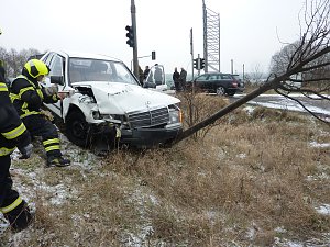 Unfall an der Anschlussstelle