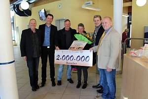 2 Millionste Besucher in der Kyffh&auml;user-Therme begr&uuml;&szlig;t!