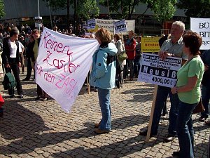 Großdemonstartion in Erfurt