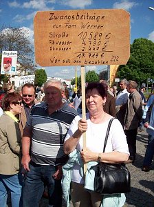 Großdemonstartion in Erfurt