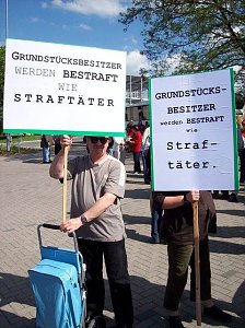 Großdemonstartion in Erfurt