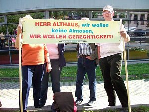 Großdemonstartion in Erfurt