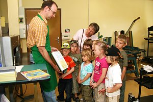 "Bebraspatzen" in der Buchdruckerei