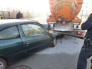 Unfall in der Rothenburgstra&szlig;e in Nordhausen