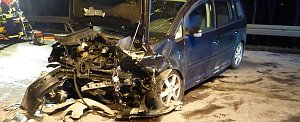 Schwerer Unfall auf der B4