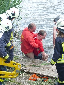 Als Rettungsschwimmer im Sommer aktiv