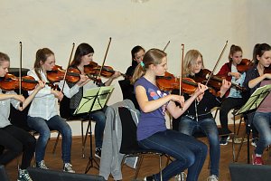 In der Cruciskirche geprobt