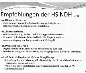 Landratsamt unter die Lupe genommen
