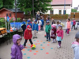 Verkehrssicherheitstag der Kita Zwergenhaus Oberheldrungen