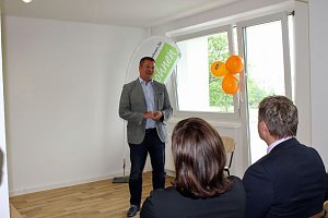 Gemeinschaftstreff im Scheckenfeld &uuml;bergeben