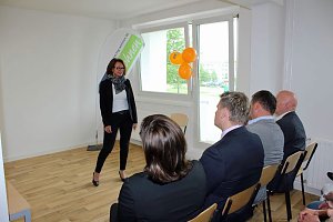 Gemeinschaftstreff im Scheckenfeld &uuml;bergeben