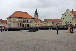 Vereidigung auf dem Marktplatz