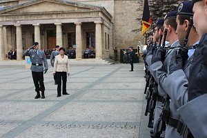 Vereidigung auf dem Marktplatz
