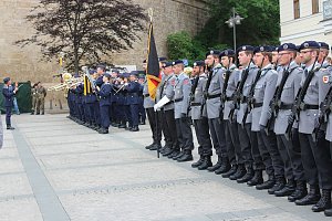 Vereidigung auf dem Marktplatz