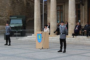 Vereidigung auf dem Marktplatz