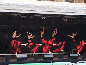 Tanzstudio Radeva beim Residenzfest in Sondershausen