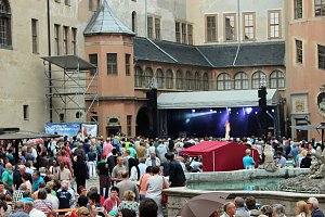 Auflauf zum Abschluss Residenzfest