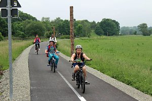 F&uuml;r den Unstrut-Werra-Radweg geworben
